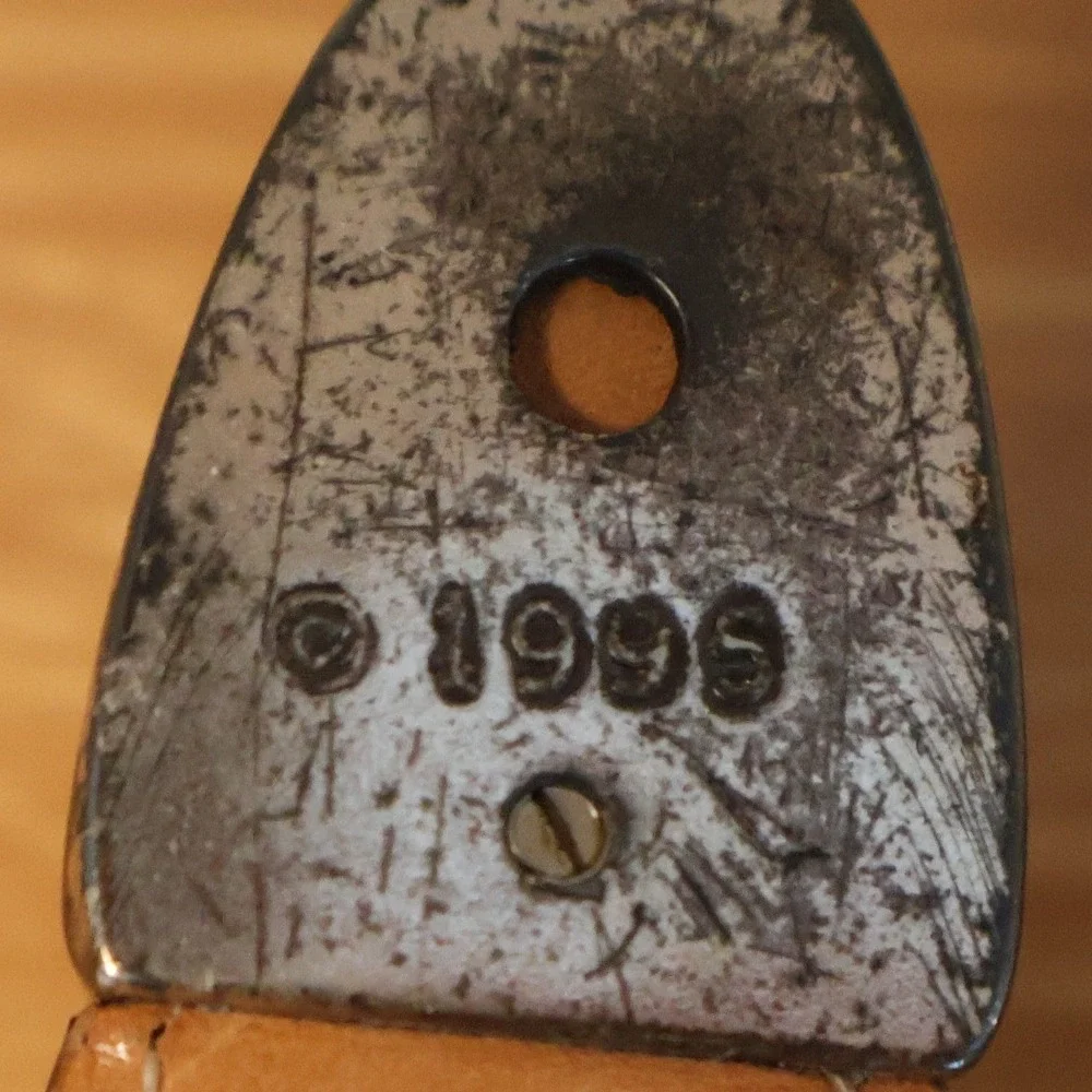 Brighton Vintage 1995 Braided Leather Belt Womens Size S Brown Western Boho